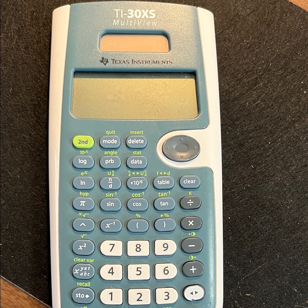 Texas Instruments TI-30XS MultiView in Blue and White